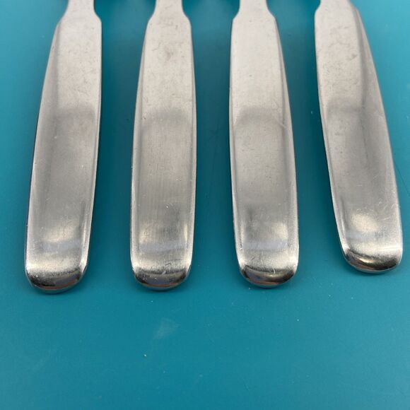 Towle Lauffer KRONOS Dinner Forks 7 1/2” Stainless Flatware Set of 4 Japan 18/8 - Picture 3 of 9
